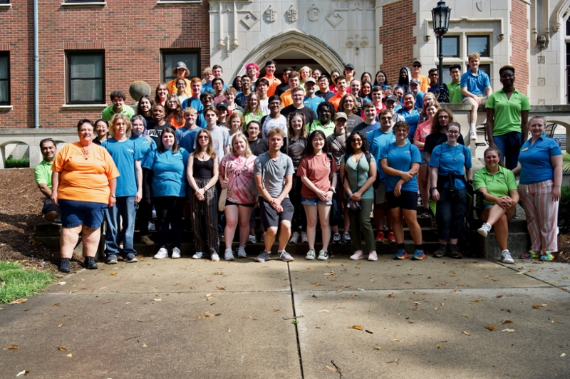 Student employee group photo of all Jumpstart participants.